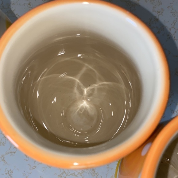 Set of 4 Preowned Vintage Pfaltzgraff Fruit Theme Ceramic Cups - Picture 7 of 7